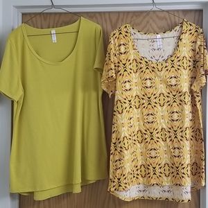 2 Lularoe Classic T size XL